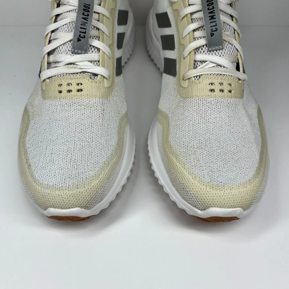 Adidas Edge Runner Shoes Men's Size 8 Climacool Athleisure White Cream Gum Soles